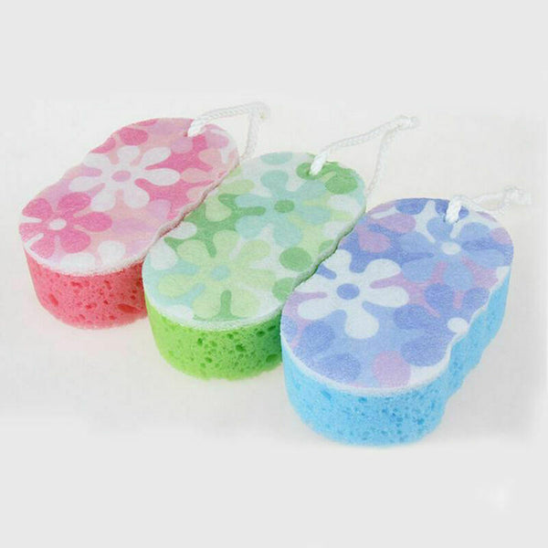 1pcs Bath Sponge Massage Multi Shower Exfoliating Body Shower Skin S9E8 Scr M3E3