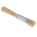 3x Artist Round Wood Handle Bristle Oil Watercolor Acrylic Paint Stencil Brushes