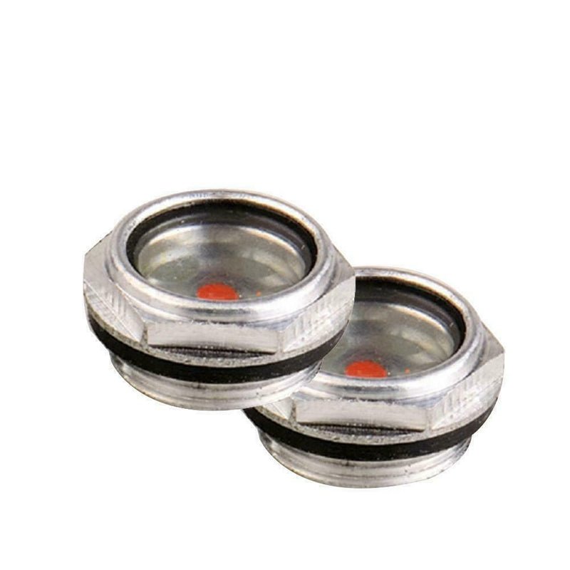 M27x1.5 Aluminum Alloy Air Compressor Metal Threaded Oil Sight QA Glass G8G0