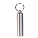 Survival Waterproof Pills Box Container Aluminum Medicine Bottle Keychain