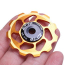 Ztto 11T Mtb Bicycle Rear Derailleur Jockey Wheel Ceramic Bearing Pulley Al