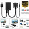 VGA Male To HDMI Female 1080P Audio TV AV HDTV Video Cable Converter Adapte A5P8