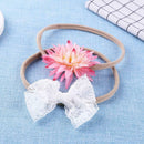 10pcs/Bag Baby Girls Headbands Lace Elastic Photo Photography Prop Hairband