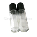 Empty Set of 2 Glass Roll-On 10ml Small Fragrance Perfume Oil Bottle Deluxe Y Hn
