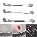 3PCS Bike Cycling Bicycle Tyre Tire Lever Repair Opener Breaker Metal Kit