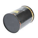 Stylish Hand-craft Round Steel Pen Pencil Holder Brush Organizer 11x15cm