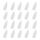 20x 100ml Glue Oil Applicator Bottle Clear Squeezable Bottles for Quilling