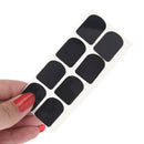 0.8mm 8pcs black rubber saxophone sax clarinet mouthpiece pads patches cushions