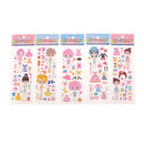 5X DIY Princess Dress Stickers Lovely Girl Dress up Changing Clothes Kids ToysTE