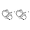 2 Pieces Jaw Snap Hardware Boat Yacht Caravan Sailboat Spinnaker Halyard