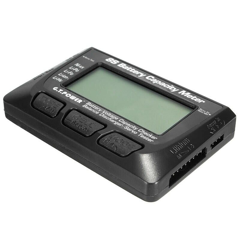 G.T.Power 8S Battery Voltage Capacity Checker Balancer Discharger Servo Tes F7O4