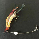 5pcs/lot Shrimp Soft Lure 9cm/6g Fishing Artificial Bait With Glow Hook Swi O3N7
