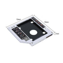 1PC 9.5mm Universal Caddy SATA 2nd HDD SSD Hard Drive CD/DVD-ROM Optical Bay Box
