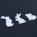 Three Rabbit DIY Metal Embroidery Stencil Scrapbook Craft Cutting Die