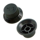 Guitar 1 Volume & 2Tone Control Switch Knobs for ST Sq Electric Guitar Black