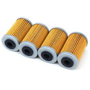 Motorcycle 4Pcs Engine Oil Filter Machine Filter For Excf Sxf Xcf Xcfw Exc