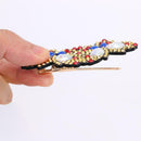 3pcs DIY Full Drill Diamond Painting Hair Clip Butterfly Crystal Hairpins