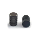 4 X Aluminum Metal BlacksAlloy Tire/Rim Valve Air Port Dust Cover Stems Cap/Caps