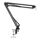 Microphone Arm Stand Adjustable Suspension Boom Scissor Mic Stand + Pop Filter +