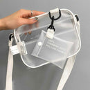 Casual Pvc Transparent Clear Women Crossbody Bags Shoulder Bag Handbag Jell