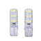 2pcs 5W 6LED 5730 SMD W5W T10 Car Width Light Bulb Silicone LED Lamp A#S