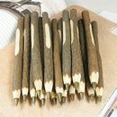 40Pcs Retro Handmade Wooden Environmental Ballpoint Pen Ballpoint Pen Ballp