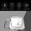 Mug Double Glasses Drink Resistant Coffee Latte Hot Cold Cup Glass Tea Heat Wall