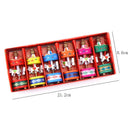 Carousel Horse Ornaments Mini Beautiful Wooden Xmas Children Gift Toys  GifSEAU