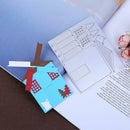 Christmas Windmill DIY Metal Stencil Scrapbook Embossing Craft Cutting Die