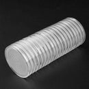 20pcs/Set Round Clear Coin Storage Container Box Commemorative Coin Holder