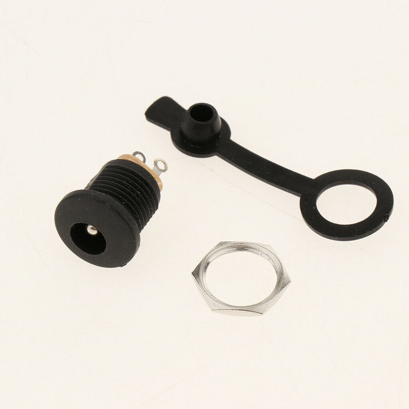 10PCS Premium DC 5525 Power Jack Socket with 10pcs Screw & 10pcs Nuts Kits