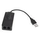 2 Ports USB 56K External Dial Up Data Fax Modem V.90/92 For Win7 32 64 Bit  I4F7
