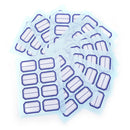 12X Self Adhesive Sticky White Label Writable Name Stickers Blank Note Labels 3C