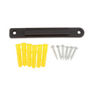 13ft Queue Barriers Crowd Control Retractable Belt Stanchion - Black