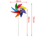 Garden Yard Party Camping Windmill Wind Spinner Ornament Decoration Kids ToS Ew