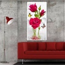 Full Drill Diamond Painting Rose Butterflies Cross Stitch Kit Mosaic Craft