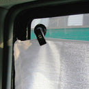 Portable PVC Car Sucker Adhesive Ticket Photo Clip Visor Card Holder Black