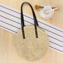 Handmade Round Shoulder Bag For Women Female Handbag Summer Bohemian Beach