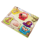 Wooden Puzzles Jigsaw Toys for Children Farm Animal Cognition Learning