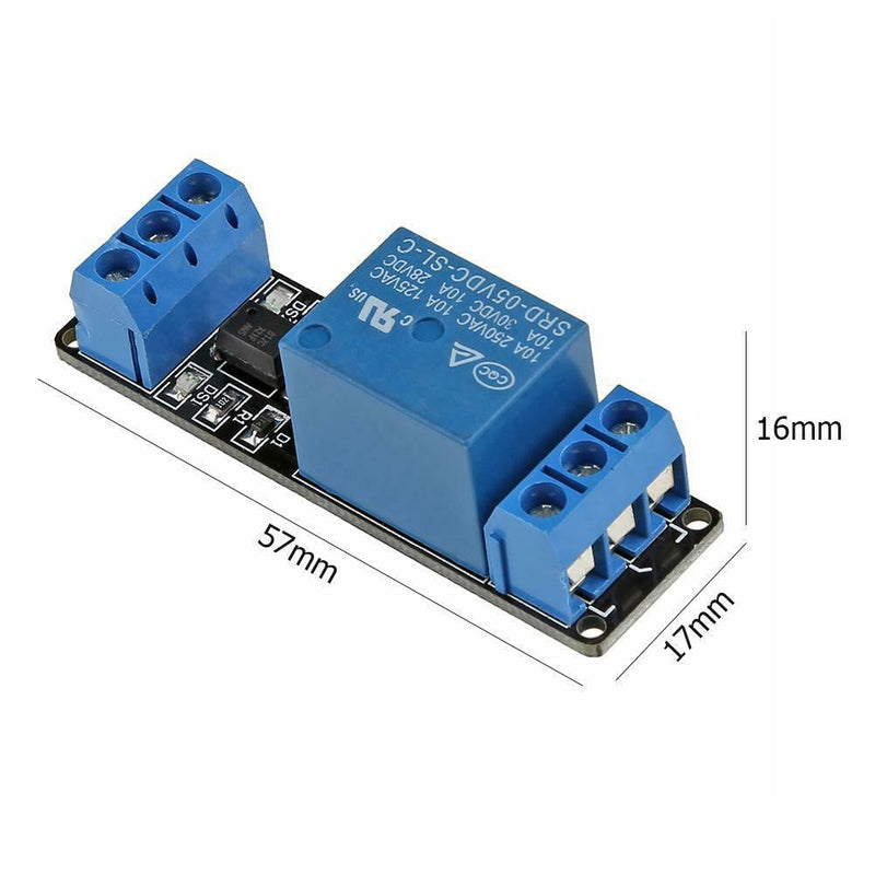5V 1 Channel Relay Module Board Low Level Trigger w/Optocoupler Isolation A