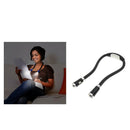 2x LED Book Light Rechargeable Light Reading Lamp Hands Free Flexible Arm