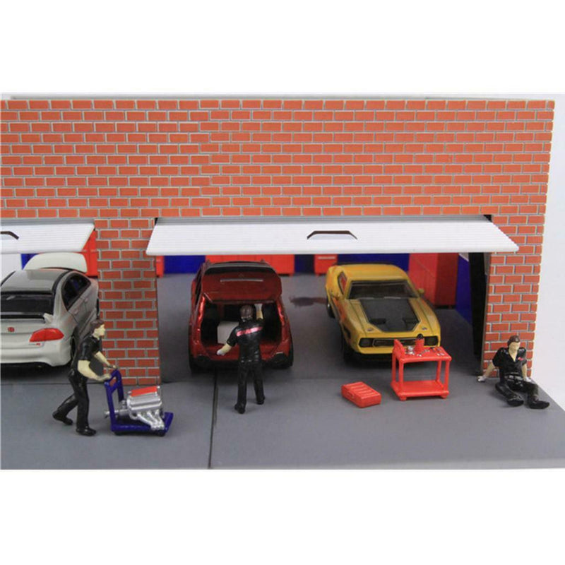 11Pcs 1:64 Scale Hand Painted Characters Wokers People Street Layout Decor
