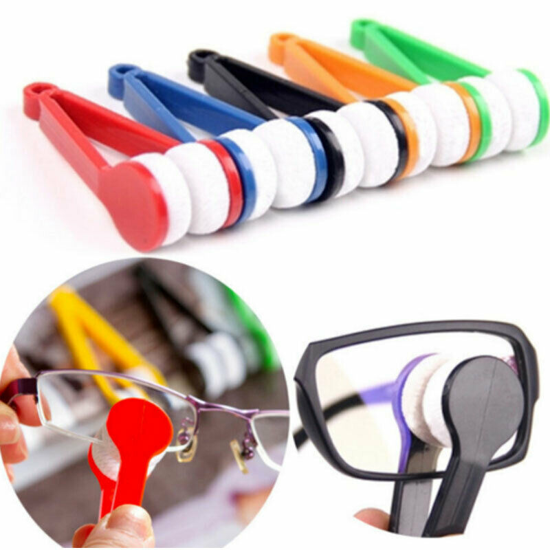 Home Multifunction Microfiber Dual Head Tool Wipe Portable Mini Glasses Cleaner