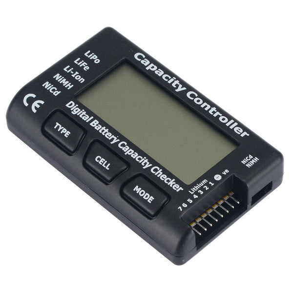 Digital Battery Capacity Checker RC 7 Cellmeter For LiPo LiFe Li-ion Nicd NiMH #