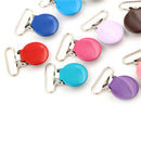 10x Mixed Color Infant Baby Metal Clips Pacifier Holders Alloy Suspender Hook ME
