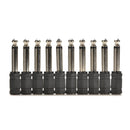 4Pcs 6.35mm 1/4 Male to 3.5mm 1/8 Female Stereo Audio Mic Plug Adapter Jack uW