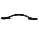 2x  Matte Black Cabinet Door Handle Drawer Closet Dresser Bin Pull Knob Hardware