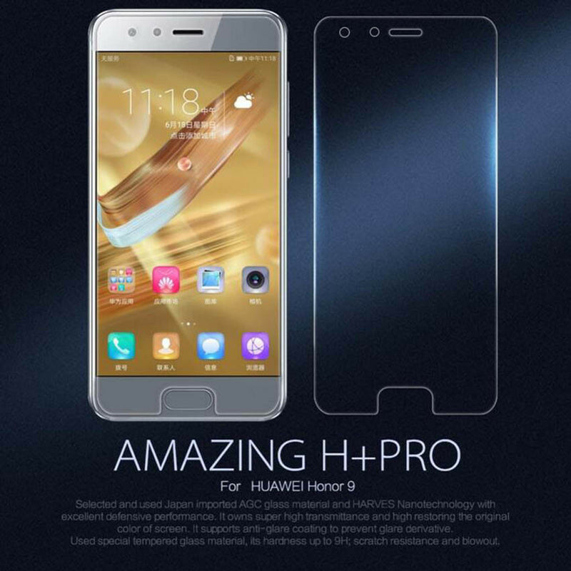 2pcs 9H+ Tempered Glass for Huawei Honor 9 Screen Protector Phone Protection