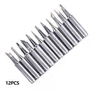 12pcs Soldering Iron Tips 900M-T For Hakko 936/937/928 T W7I2 Station U8G3 A5Q7