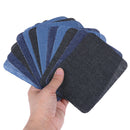 12pcs Iron On Patches Jeans Elbow Patch Apparel Fabric Sewing Knee Pants  OZ